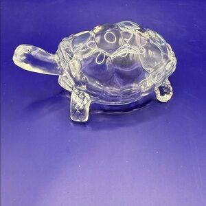 Clear resin Turtle Figurine